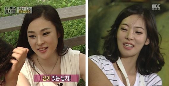 ▲ '뜨거운 형제들'의 소개팅녀, 길하라(좌)와 김단비(우).