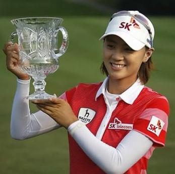 ▲ 2010시즌 첫 우승을 거둔 최나연 선수.&nbsp;ⓒ연합뉴스