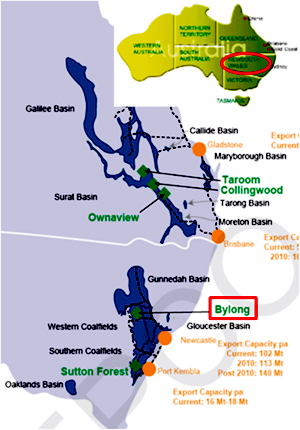 ▲ 바이롱 광산 위치도 ⓒ 뉴데일리