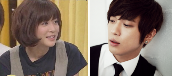 ▲ 일본 여배우 우에노 쥬리(좌)와 씨엔블루의 정용화(우).