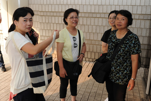 ▲ 이병헌을 보기 위해 멀리 대만에서 건너온 한류팬들.  ⓒ 김상엽 기자