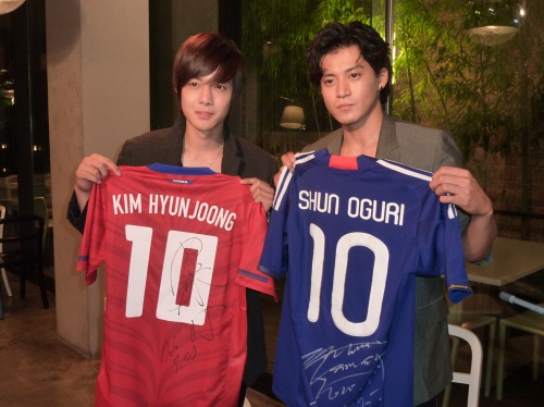 ▲ 김현중(좌)과 오구리 슌(우) ⓒ 뉴데일리