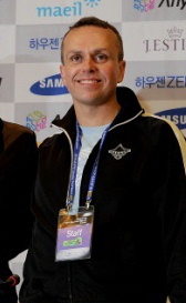 ▲ 이번 '아이스쇼'에서 안무를 맡은 데이비드 윌슨. ⓒ 이오봉 기자