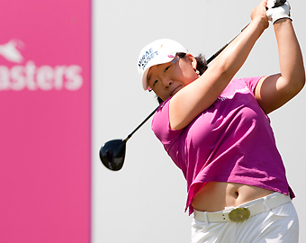 ▲ 에비앙 마스터스에서 한국선수론 처음 우승한 신지애 선수 (연합뉴스)