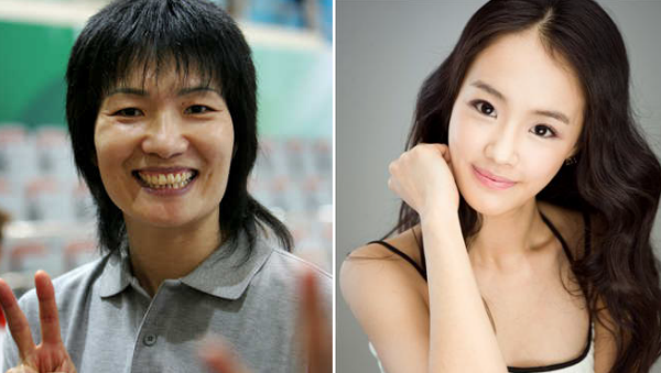 ▲ 어머니 박찬숙(좌)과 딸 서효명.