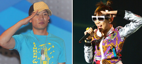 ▲ 개코(좌)와 씨엘의 진짜(?) 모습.