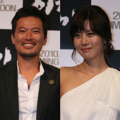 ▲ 영화 '이끼' 정재영(좌)과 유선(우) ⓒ 뉴데일리