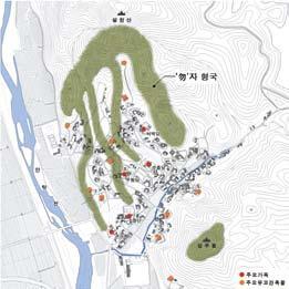 ▲ 양동마을 지형.&nbsp;