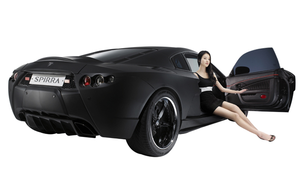 ▲ 국내 최초의 수제 스포츠카 '스피라'. 성능은 외제 슈퍼카 못지 않다.ⓒ 뉴데일리