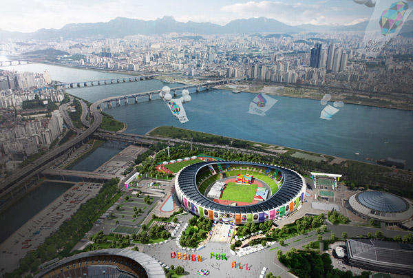 ▲ 서울디자인 한마당 잠실종합운동장 조감도 ⓒ 뉴데일리