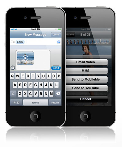 ▲ 애플사의 스마트폰 아이폰 4 ⓒ 애플