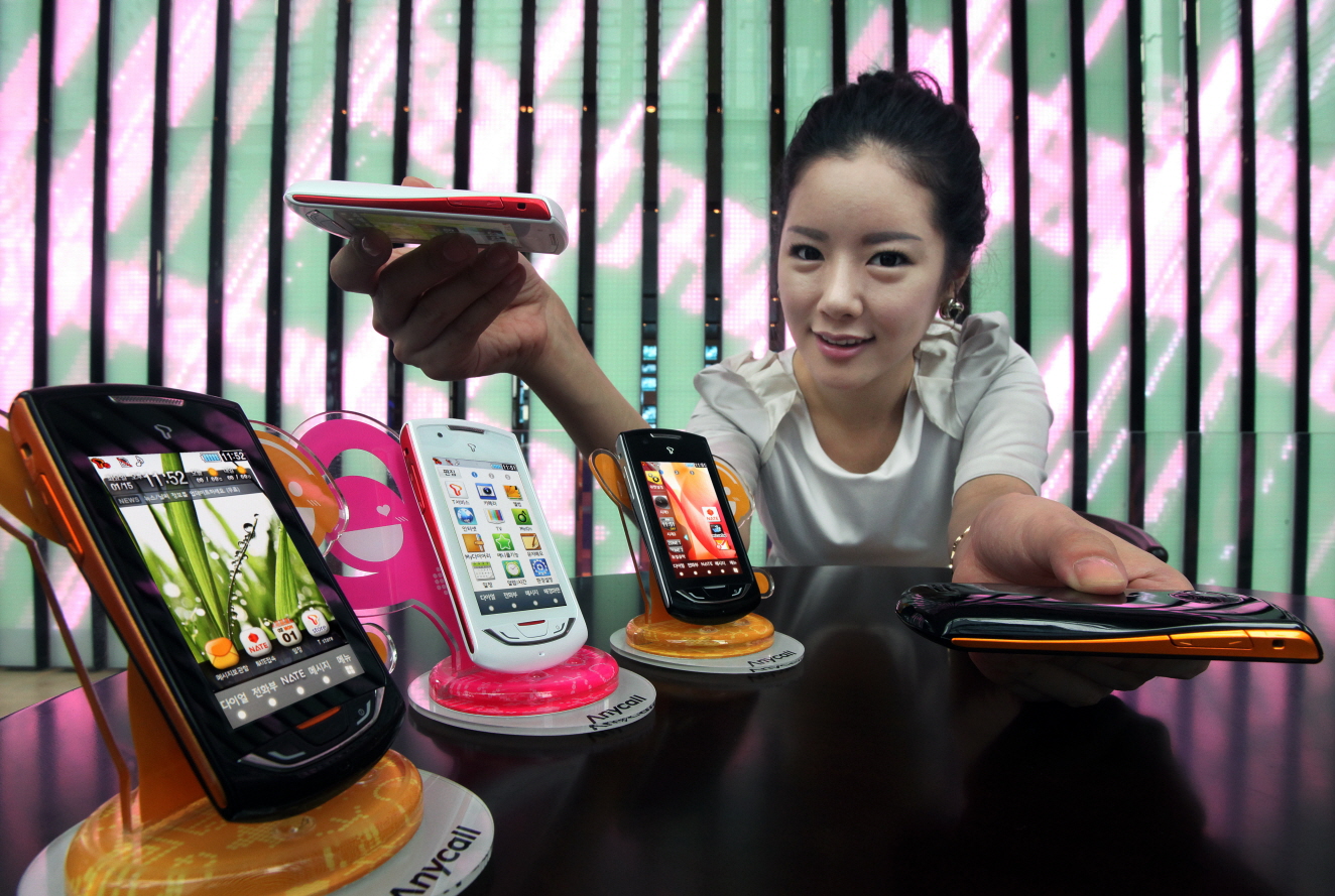 ▲ 삼성전자의 Wi-Fi 풀터치폰 'A210S'. ⓒ 뉴데일리