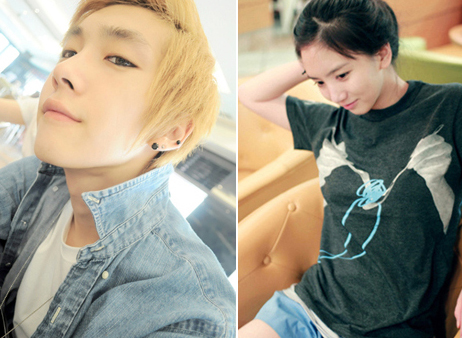 ▲ 곽민준(좌)과 백재아(우). ⓒ 미니홈피