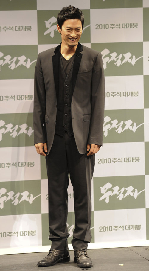 ▲ 영화 '무적자' 제작보고회에 참석한 배우 주진모 ⓒ 뉴데일리