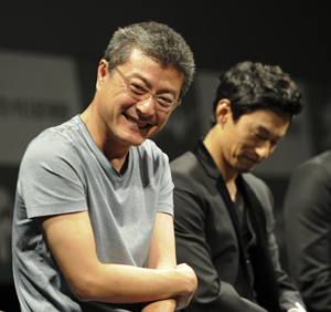 ▲ 영화 '무적자' 제작보고회 현장(왼쪽부터 송해성 감독, 주진모) ⓒ 박지현 기자 