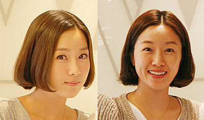 ▲ 최근 양악수술을 받은 김지혜(좌), 수술 이전(우). ⓒ&nbsp;자료사진