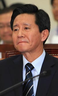 ▲ 20일 국회 인사청문회에 출석한 이재훈 지식경제부 장관 후보자. ⓒ연합뉴스