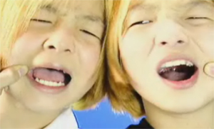 ▲ 2000년&nbsp;1집 '학교에 안갔어' 활동 당시 량현량하 ⓒ 뮤직비디오 캡쳐화면