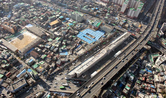 ▲ 홍제1구역 항공사진 ⓒ 서울시