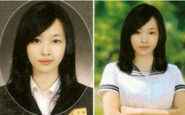 ▲ 설리 중학교 졸업 사진 ⓒ 자료사진