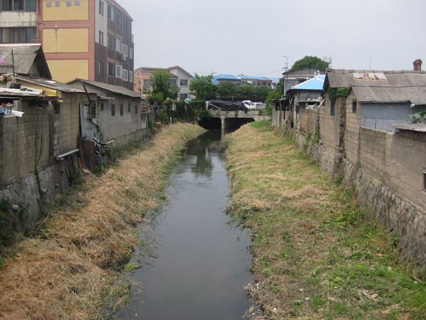 ▲ 논산 중교천의 현재 모습. ⓒ 뉴데일리