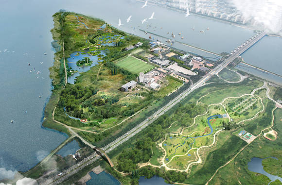 ▲ 12경 중 하나인 부산 을숙도 조감도ⓒ