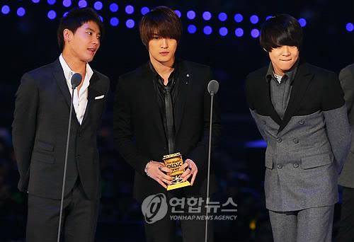 ▲ 동방신기 3인  ⓒ 연합뉴스