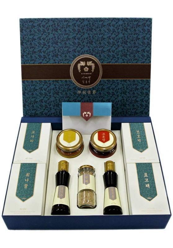 ▲ 이명박 대통령이 보낼 추석 선물세트. ⓒ청와대 제공