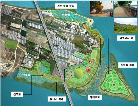 ▲ 팔당 두무지구 생태공간 조감도.ⓒ