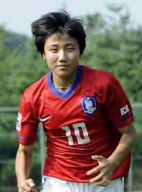 ▲ 한국 여자 축구 대표팀에서 맹활약을 펼치고 있는 여민지(17·함안대산고) 선수.  ⓒ 연합뉴스