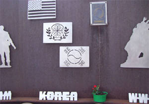 ▲ 거꾸로 서있던 태극기ⓒ이성준씨 블로그 캡처