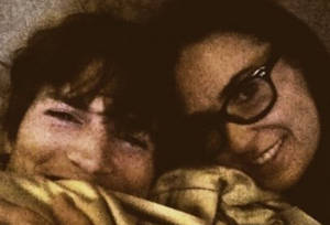 ▲ 데미 무어의 침대속 셀카ⓒ유코피아닷컴 캡처