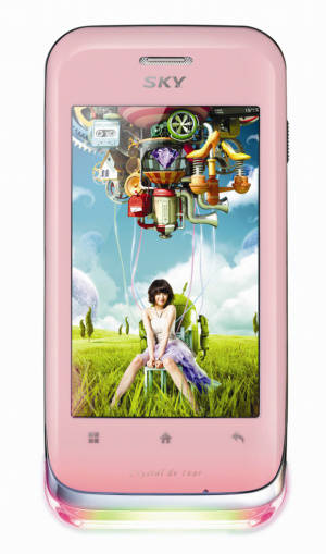 ▲ 스카이  ‘이자르(Izar, IM-A630K)’가 로맨틱 핑크컬러를 출시했다.ⓒ뉴데일리