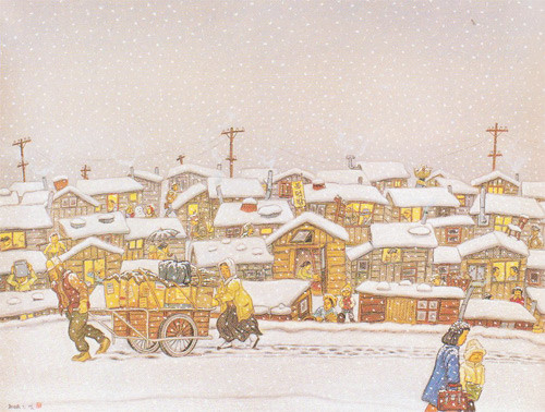 ▲ 겨울의 판자촌(2)