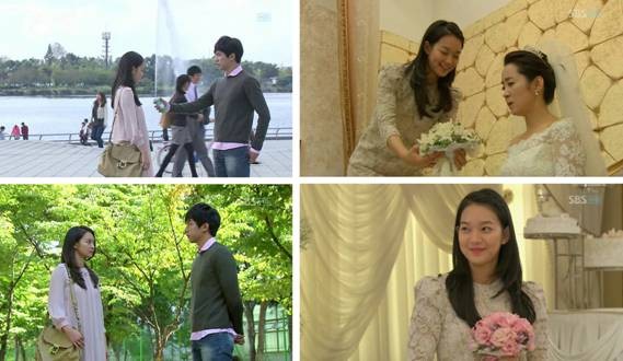 ▲ '내 여자친구는 구미호'에서 청순미를 강조한 신민아의 패션이 큰 인기를 얻고 있다.  ⓒSBS 방송화면