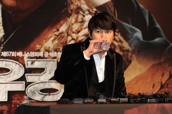 ▲ 5일 정우성은 영화 '검우강호' 기자간담회에 참석했다. ⓒ 김상엽기자