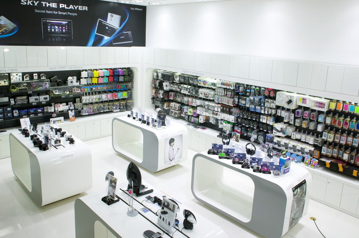 ▲ 팬택의 체험형 IT 매장 라츠(LOTS)의 전경. ⓒ뉴데일리