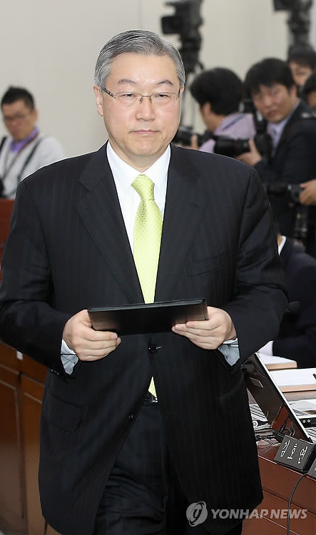 ▲ 국회 인사청문회에 출석한 김성환 외교통상부장관 내정자