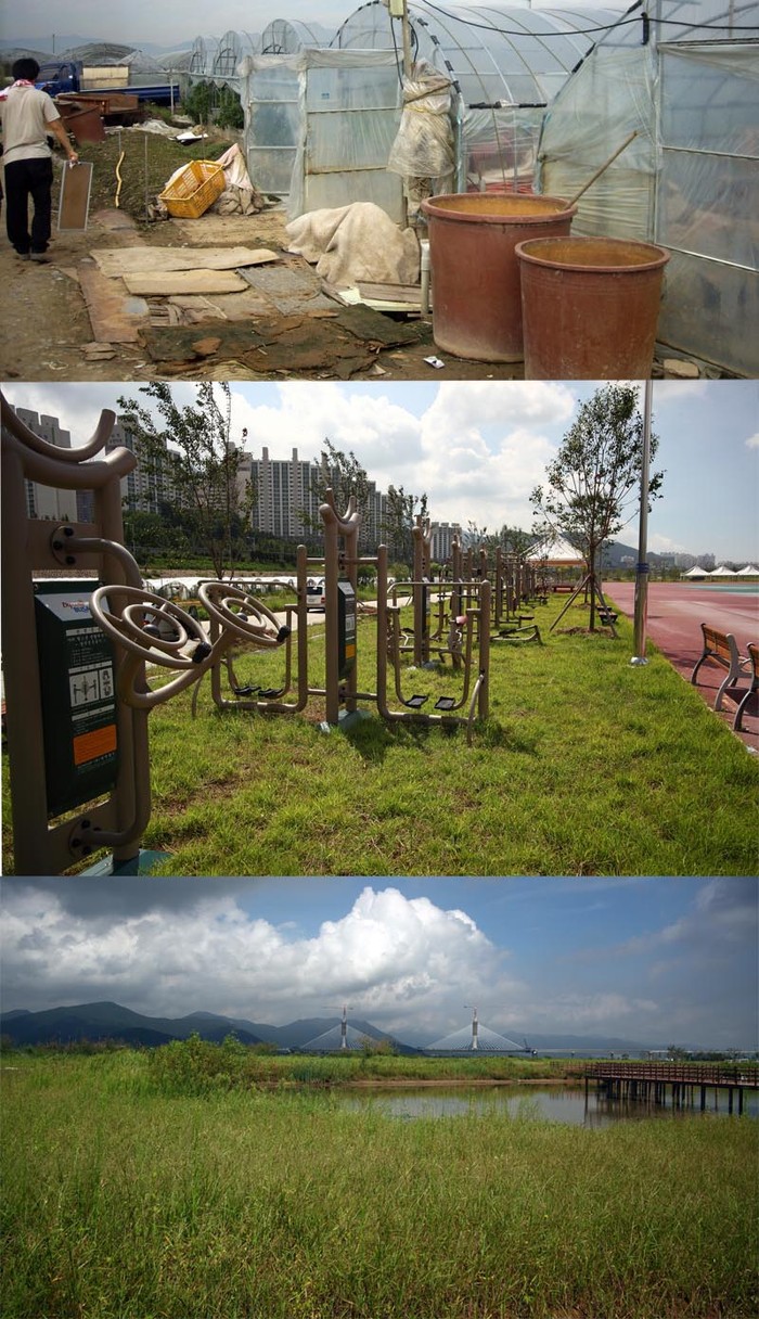 ▲ 부산 화명지구가 최근 변화한 모습ⓒ