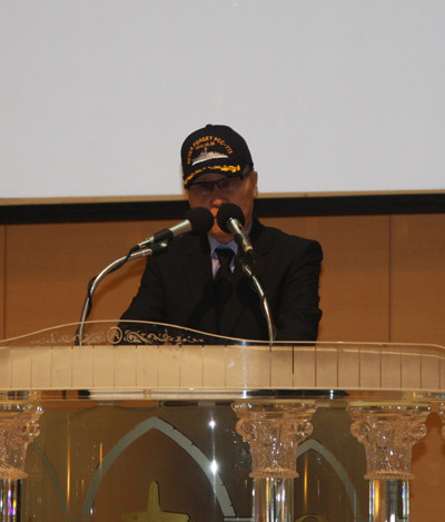 ▲ 국민행동본부 서정갑 본부장은 고 황장엽 선생의 서거에 애도의 뜻을 전하고 있다. ⓒ 뉴데일리