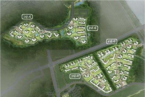 ▲ 세곡지구 계획배치도