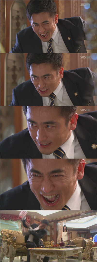 ▲ 대물에서 분노 연기를 선보인 차인표ⓒSBS 대물 캡처