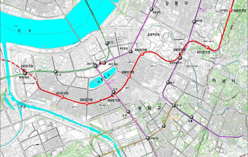▲ ⓒ서울지하철 9호선 3단계 사업구간