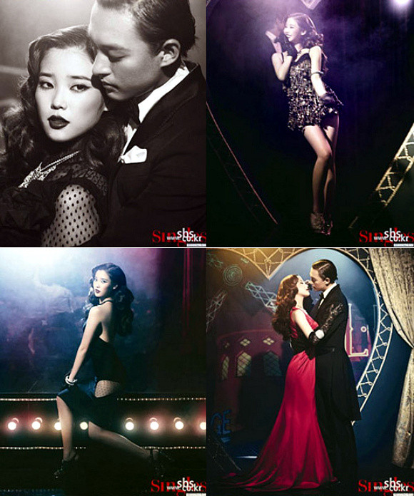 ▲ 물랑루즈 니콜키드먼으로 완벽변신한 아이유ⓒSBS