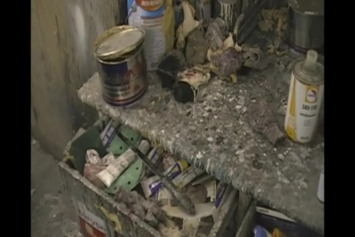 ▲ 서울시 특별사법경찰관에 적발된 양천구 신정동 한 업소의 작업 테이블 사진