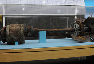 ▲ 천안함을 침몰시킨 어뢰 추진부. ⓒ자료사진