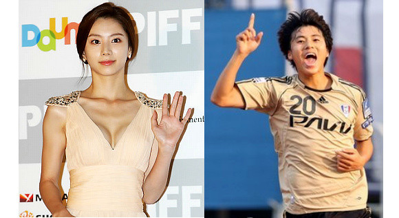 ▲ 그룹 슈가 출신 탤런트 박수진이 축구선수 백지훈과의 열애를 결별설 해프닝 끝에 시인했다. ⓒ연합뉴스