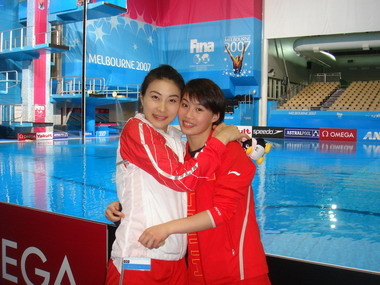 ▲ 궈징징의 최근 모습(사진 좌측). ⓒ 궈징징 블로그