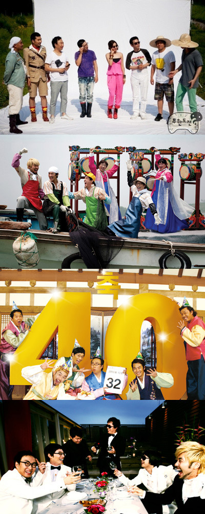 ▲ 무한 도전 달력이 오는 19일부터 예약 판매를 시작한다. 4번째 무한도전 2011년달력(아래로 2010,2009,2008달력)ⓒMBC제공