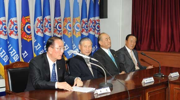 ▲ 재향군인회는 18일 성수동 향군회관에서 해외지회장 간담회를 가졌다. ⓒ 뉴데일리